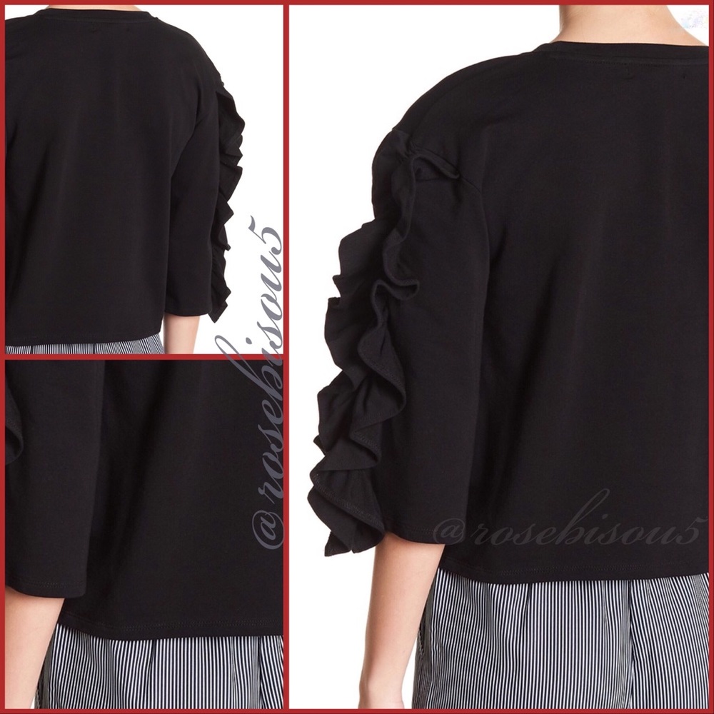♥️🆕{ROMEO+JULIET COUTURE} Ruffle Sleeve Sweater - Picture 4 of 5